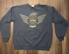Vintage 1995 Harley Davidson crew sweatshirt Lima, Ohio SZ Medium