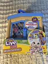Little Live Pets Bunny Mama Surprise Toy Set, Hutch Interactive Animal Playset