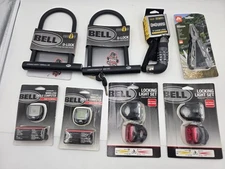 Bell Lot U-Lock Bike Lock Bicycle Locking Light Wireless Cycle Computer Onguard