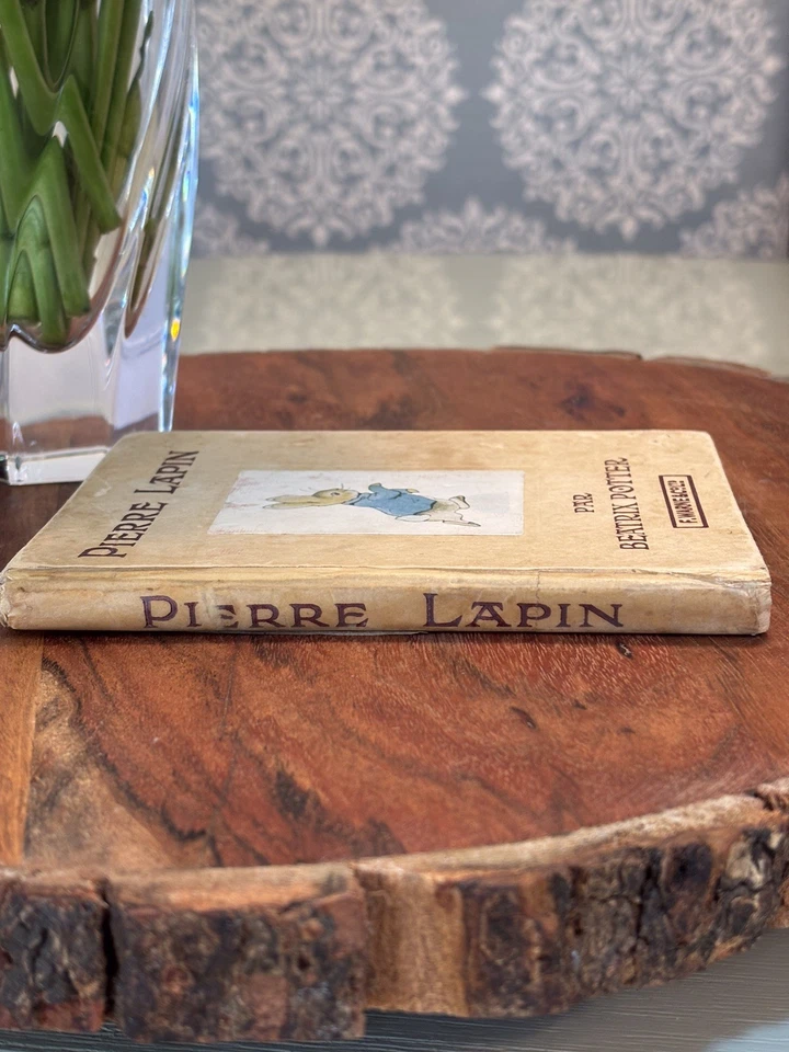 VTG Pierre Lapin Beatrix Potter Peter Rabbit In French 1930-1950 F. Warne & Co Foto 4 de 4