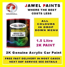 VAUXHALL - OPEL Paint ( 1.5 Litre ) High Gloss  All Colours  DROP DOWN MENU