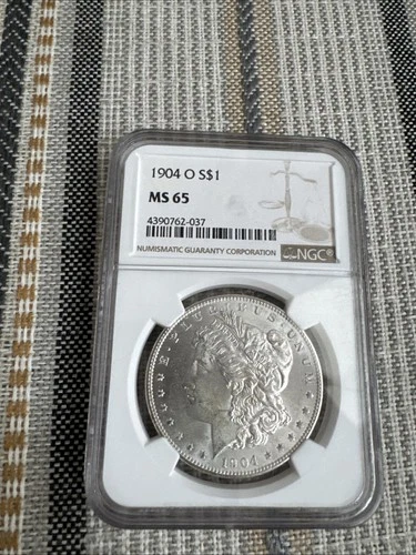 1904-O Morgan Silver Dollar $1 NGC MS65 New Orleans