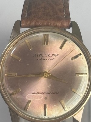 Seiko Crown Special 23 Jewels Manual Winding Mens Watch Authentic