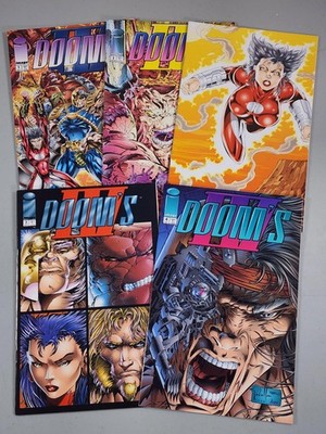 Doom's IV #1 2 (Cover A & B) 3 4 NM Full Run Rob Liefeld Mark Pacella 1994