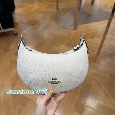 NWT Coach Mini Payton Bag CEL08 Gold/Chalk Petal Refined pebble