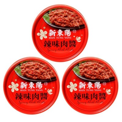 [新東陽辣味肉醬] Hsin Tung Yang Spicy Pork Paste 147g x 3 Set