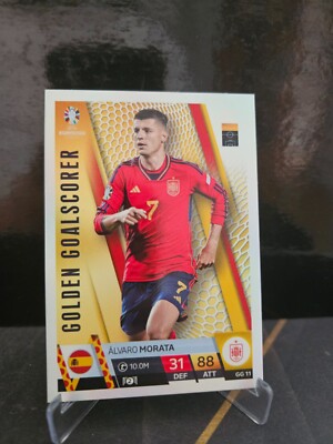 Alvaro Morata Topps Match Attax Euro 24 Golden Goalscorer Spain #GG 11