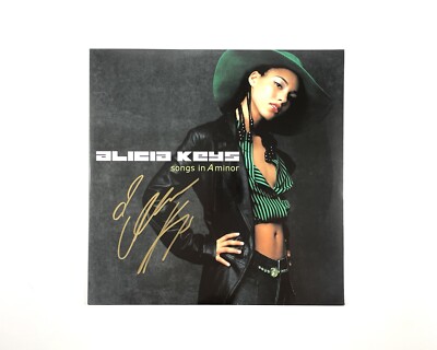 Alicia Keys Hand Signed Autographed Songs In A Minor Vinyl Record