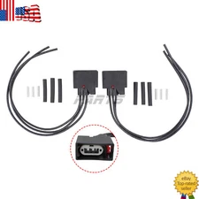 2X Front Turn Signal Light Connector Plug Harness For Jeep Wrangler JK 2007-2018