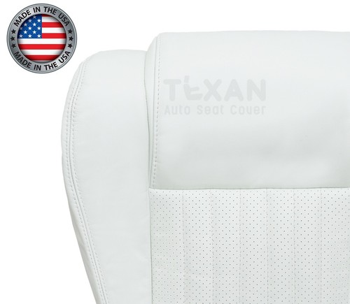 Front Seat Covers Leather Perforated White Fits 1996-1999 Pontiac Firebird Base - Bild 43 von 68