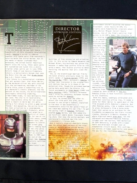 RoboCop-1987 (Criterion Collection 2 Laser Discs #198) Unrated Director's Cut - Image 3 of 4