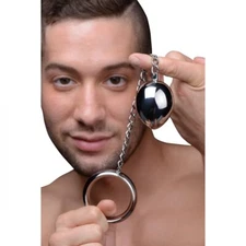 Master Series: Stainless Steel Cock Ring and Anal Plug ---FREE SHIPPING!!!