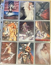 1995 Comic Images Dawn & Beyond Joseph M. Linsner 180 Fantasy Cards 2 Checklists
