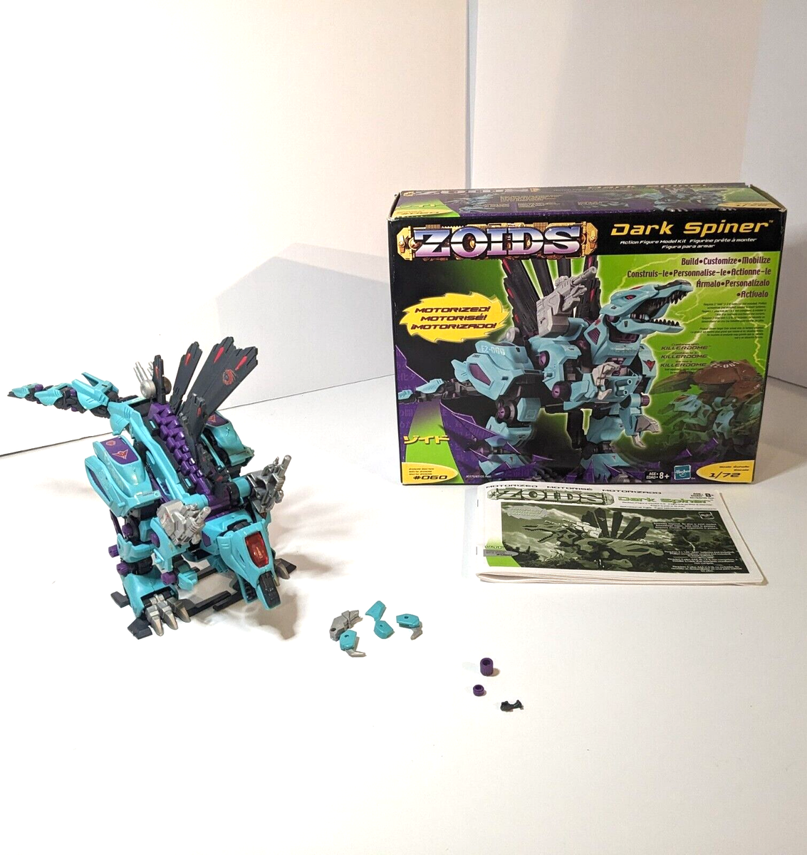 Hasbro Zoids Dark Spiner Figure Model Kit #060 1/72 Hasbro Zoids Dark Spiner Figure Model Kit #060 1/72