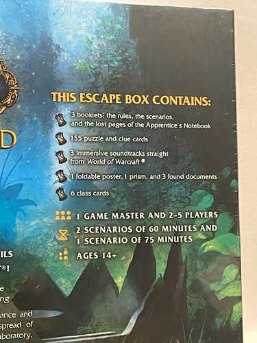 World of Warcraft Unshackled An Escape Room Box WOW Brand NEW Sealed - Picture 6 of 7