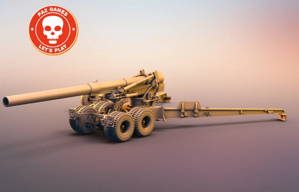 MEMOIR 44 Improved AMERICAN Artillery 155MM LONG TOM BIG GUN WWII KOREA VIETNAM - Image 3 of 4