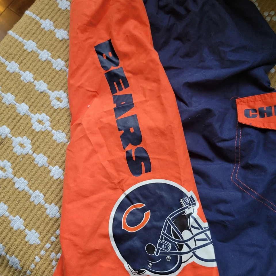 Chicago Bears NFL 蓝色橙色泳裤 14/16 码 — 第 4/4 张图片