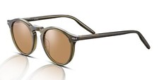 Serengeti Sunglasses Raffaele SS041004 Shiny Crystal/Dark Green Polarised