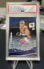 2021 Panini Prestige #201 Trevor Lawrence Signatures Blue Premium XP! PSA- 9/10!