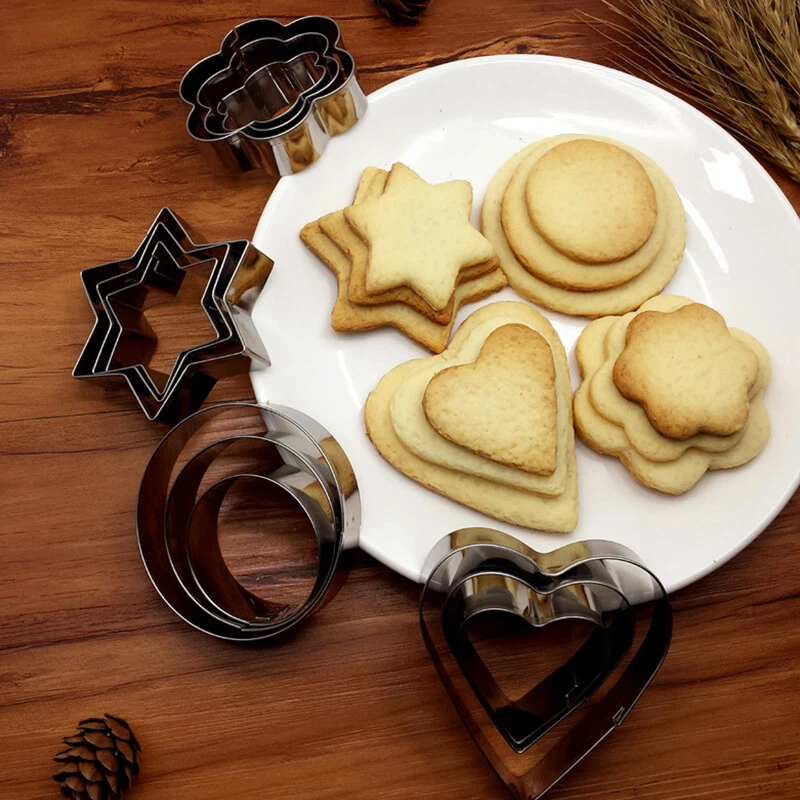 Cookie Mould Cookie Cutter Set Baking Cake DIY Stainless Steel Baking Mold