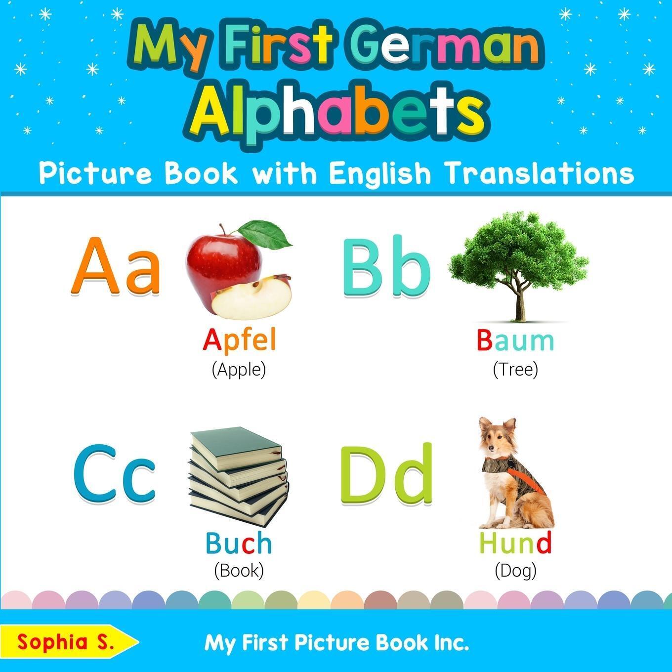 Thumbnail - My First German Alphabets Picture Book With English Translations |