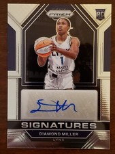 2023 Panini Prizm WNBA Diamond Miller RC Signatures Auto #SG-DML Lynx Rookie