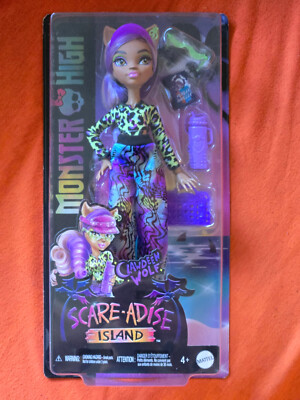 Mattel Monster High Scare-adise Island CLAWDEEN WOLF fashion 12'' Doll MIB
