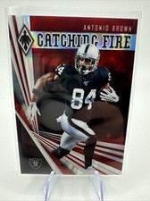 2019 Panini Phoenix - Catching Fire Red #10 Antonio Brown /299
