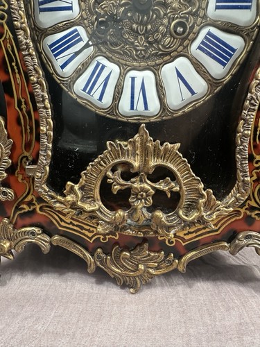 Orologio Franz Hermle & Sons FHS Germania vintage stile Luigi XV completamente restaurato - Foto 6 di 18