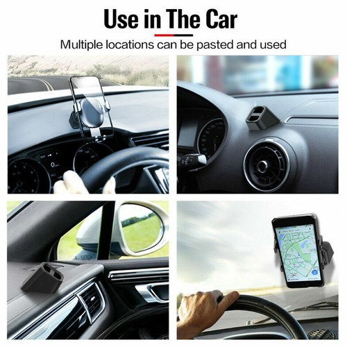 Supporto universale base cruscotto per presa d'aria accessori supporto telefono auto - Foto 5 di 12