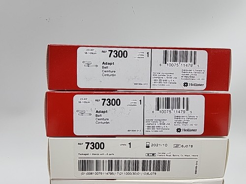 NUOVO Hollister Adapt Ref 7300 Beige Cintura Ostomia 23"-43" Lotto di 5! - Foto 2 di 3