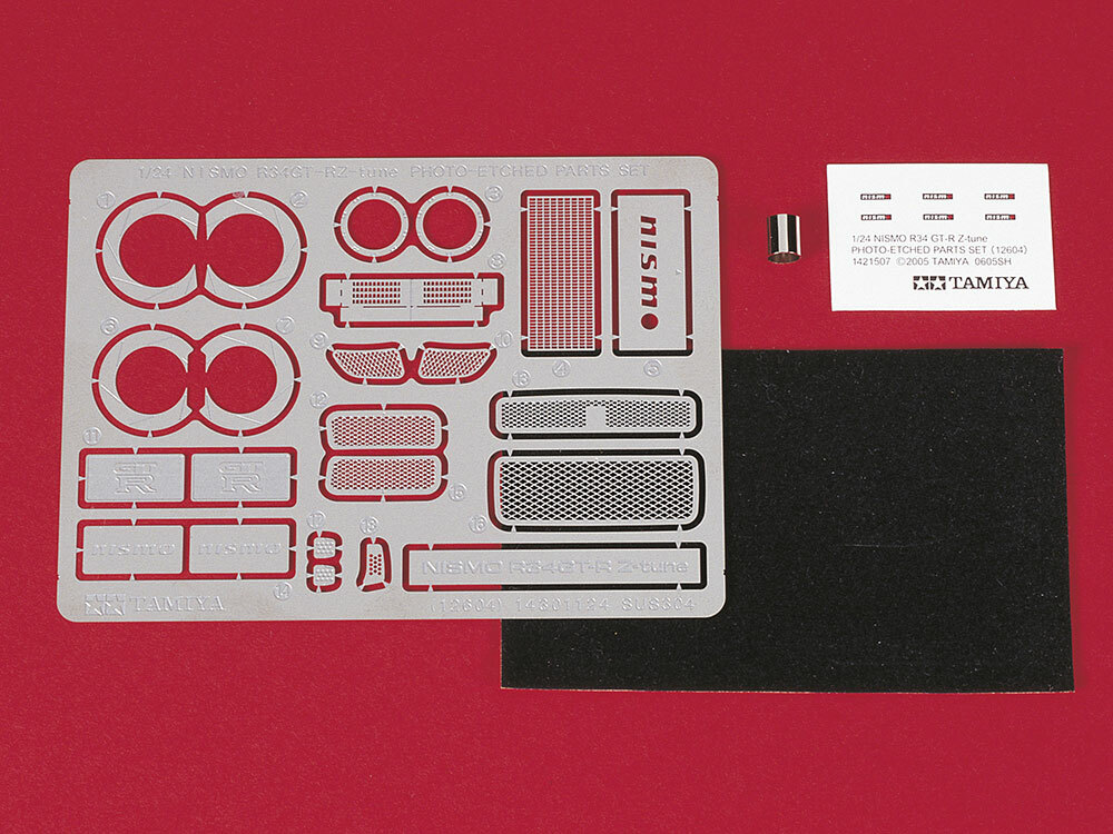 Tamiya 1/24 SCALE NISMO R34 GT-R Z-tune PHOTO-ETCHED PARTS SET