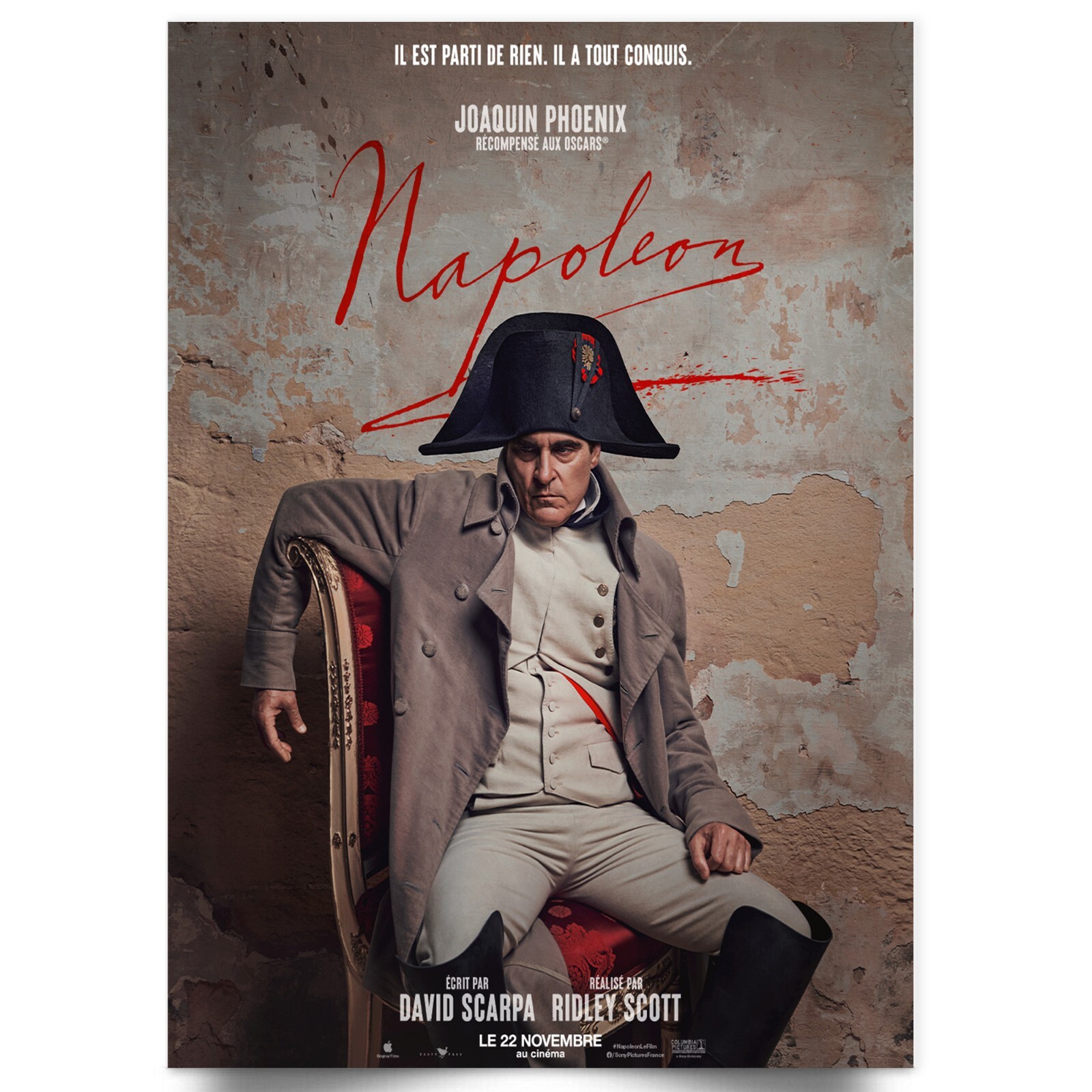 Napoleon 2023 Movie Joaquin Phoenix A5 A4 A3 A2 A1 Ridley Scott