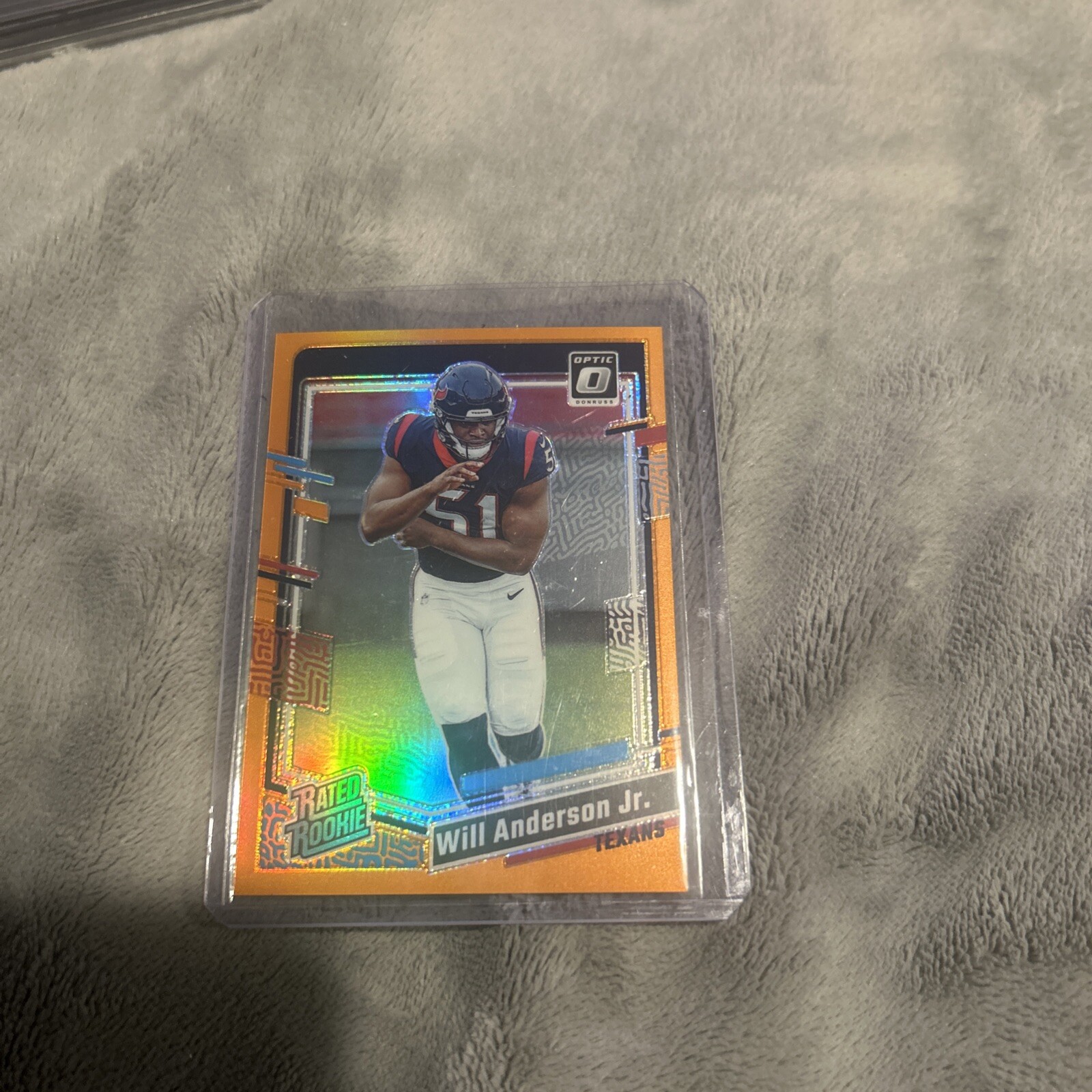 2023 Panini Donruss Optic - Rated Rookie Orange Prizm #246 Will Anderson /249