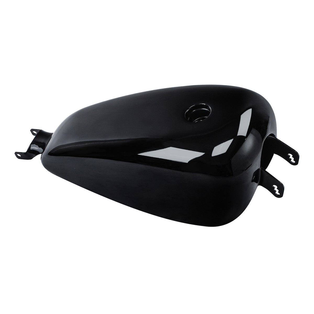 Vivid Black Gas Fuel Tank Carbureted Fit For Harley Sportster 1200