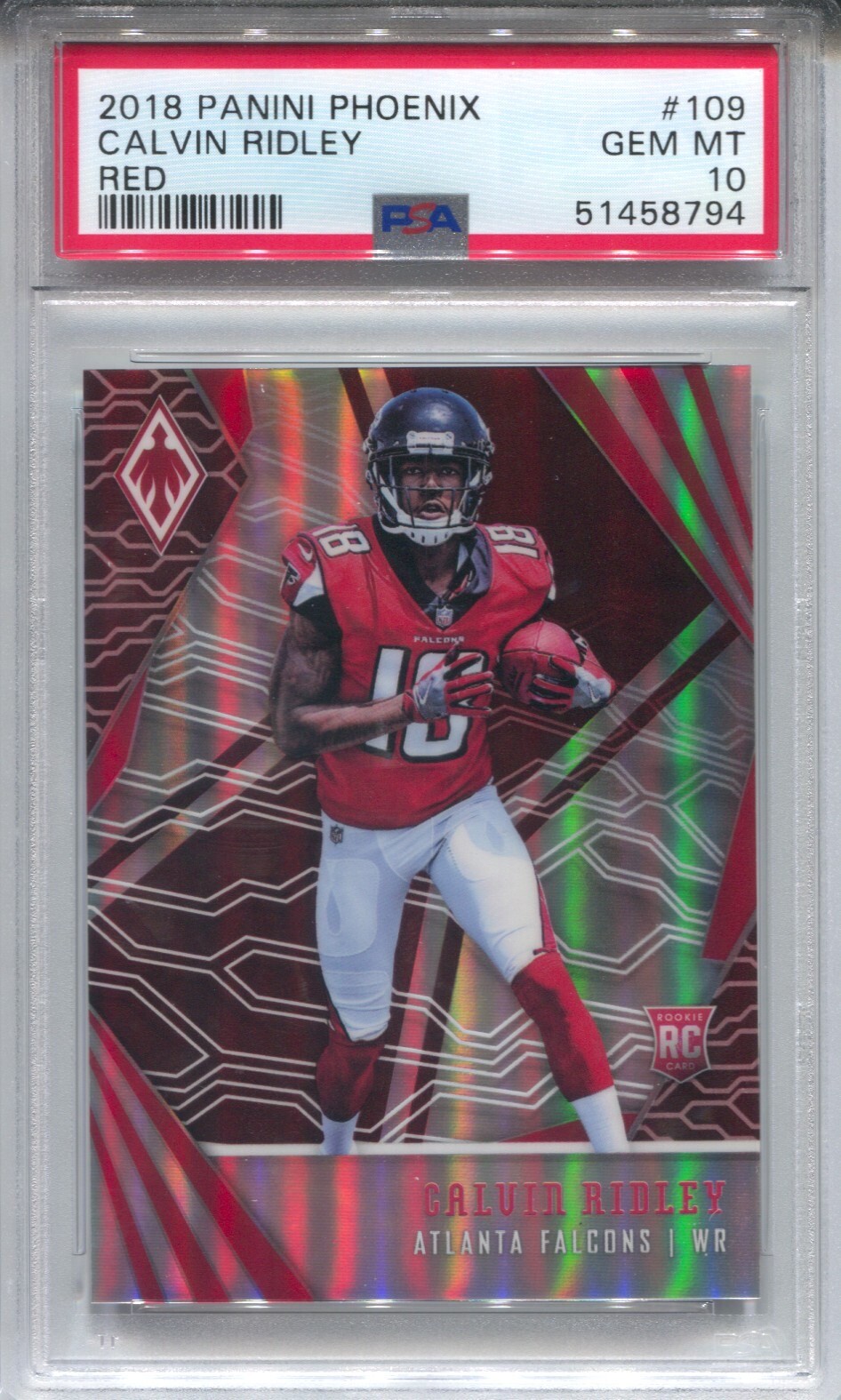 Calvin Ridley Panini Phoenix #109 Red
