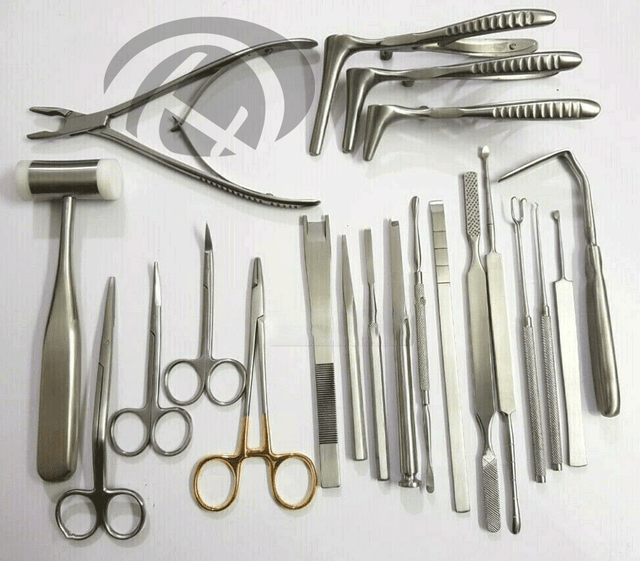 Nasal instruments set Rhinoplasty set of 21 Pcs Plastic surgery instruments Nasal instruments set Rhinoplasty set of 21 Pcs Plastic surgery instruments