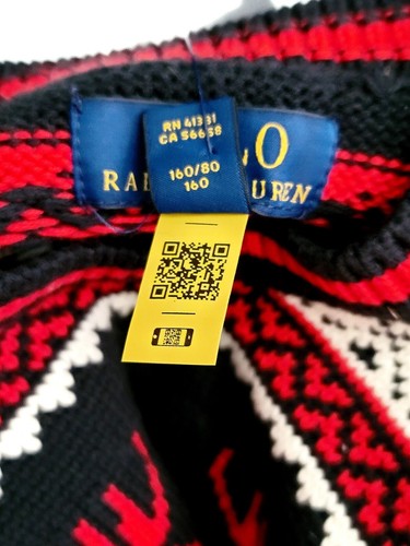 $90 Polo RALPH LAUREN Youth LARGE 14 16 SWEATER FairIsle HOLIDAY Winter PULLOVER - Picture 14 of 15