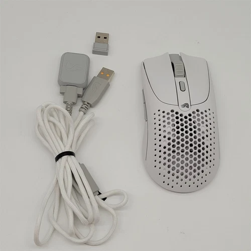 Glorious Gaming Model O 2 Wireless Gaming Mouse Hybrid 2.4GHz & Wireless - White