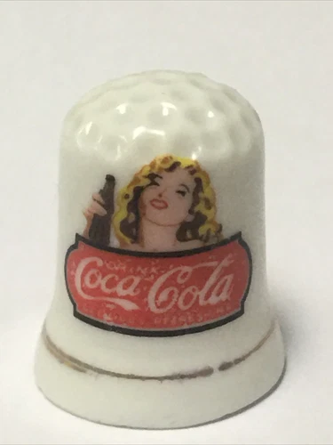Coca Cola Thimble Vintage Souvenir Collectible