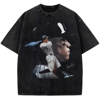 #ad Aaron Judge New York Custom Comic Style Baseball Custom Graphic T Shirt $23.95