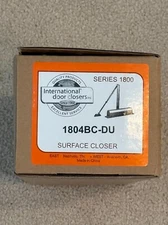 International Door Closers Model 1804-BC DU Surface Closer NOS