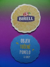 BIRELL  alkoholfreies Bier aus Tschechien  Bierdeckel     NEU