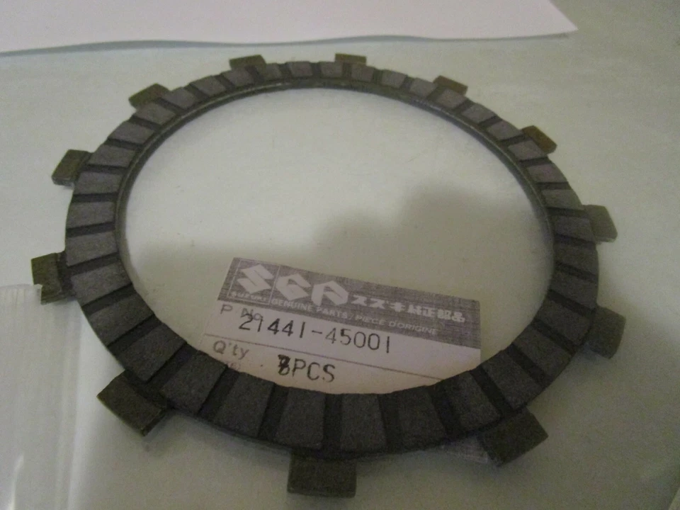 Placa de embrague fricción Suzuki 73-79GS750 GT750 83-86 GS550 cantidad 1 PN:21441-45001 Foto 2 de 2