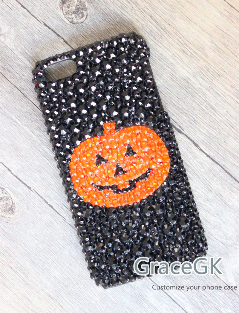 Customized Pumpkin Bling Halloween phone case for various phone,phone cover Customized Pumpkin Bling Halloween phone case for various phone,phone cover