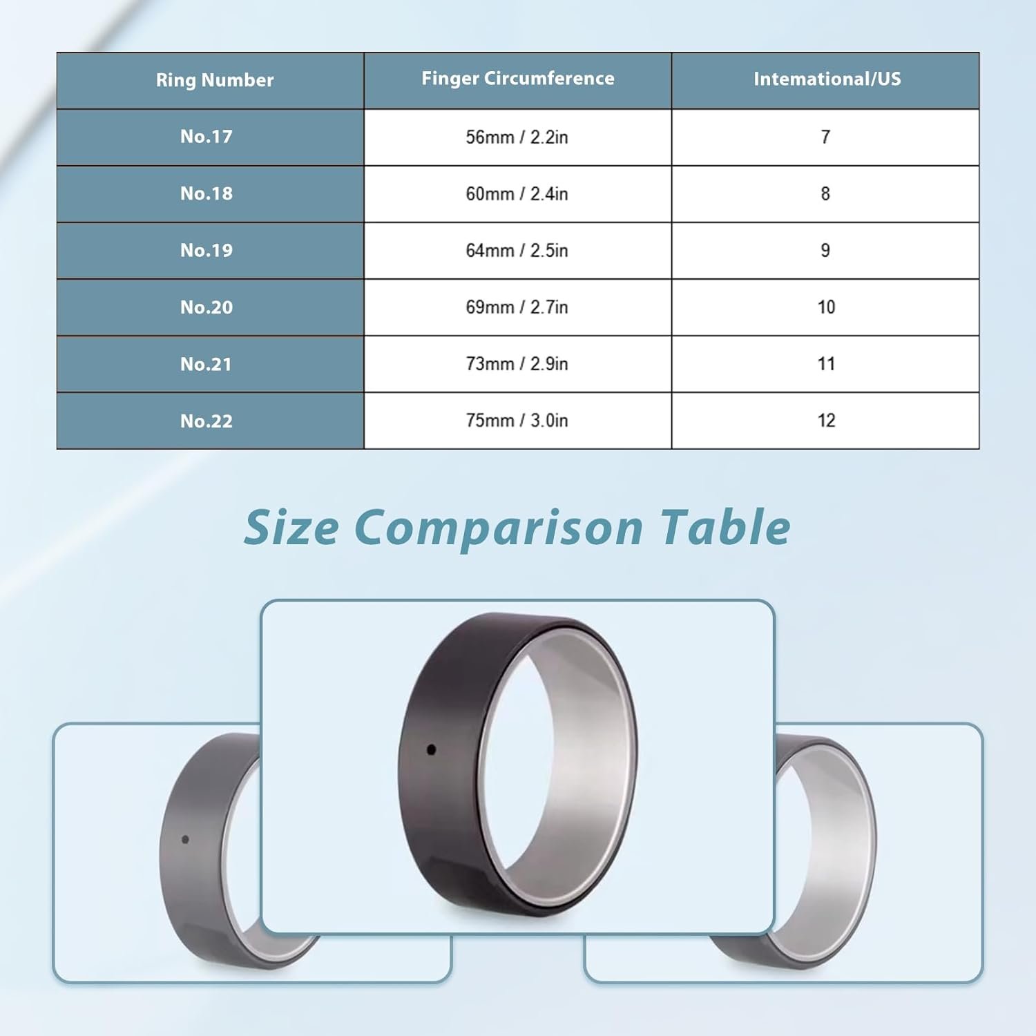 Fitness Smart Ring, Rechargeable Waterproof Smart Ring, Sleep Tracker