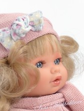 Antonio Juan Puppe 30 cm Spielpuppe mit Stoffkörper Kleidung und blonden Haaren