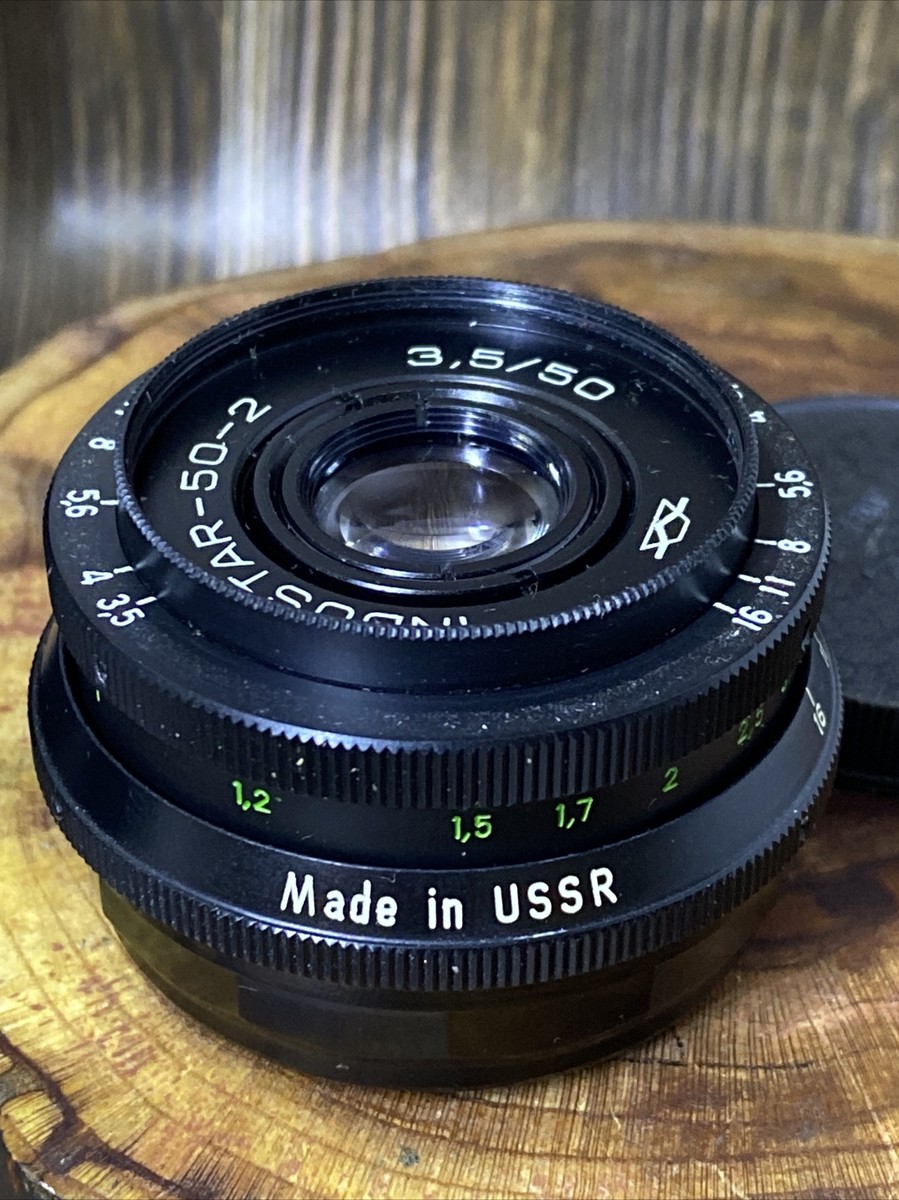 Industar 50-2 50mm f3,5 Russian Bokeh portrait Lens DSLR M42 Mount