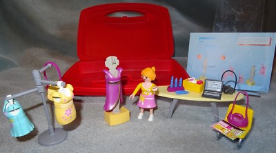 Playmobil Fashion Boutique Carry Case 5652 Complete VGC UK