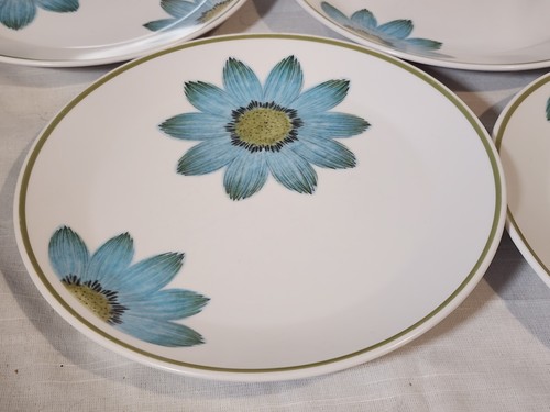 NORITAKE PROGRESSION Up-Sa Daisy Salad Plates, Set of 8 NICE! - Picture 5 of 16